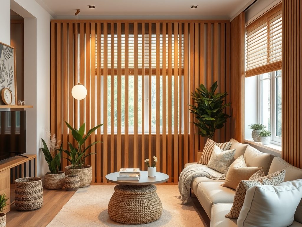 Aranżacja wnętrza – poznaj zalety lameli drewnianych i stwórz oryginalną przestrzeń!