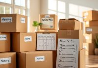 Plan dnia przeprowadzki: jak ułożyć harmonogram, by uniknąć chaosu i stresu