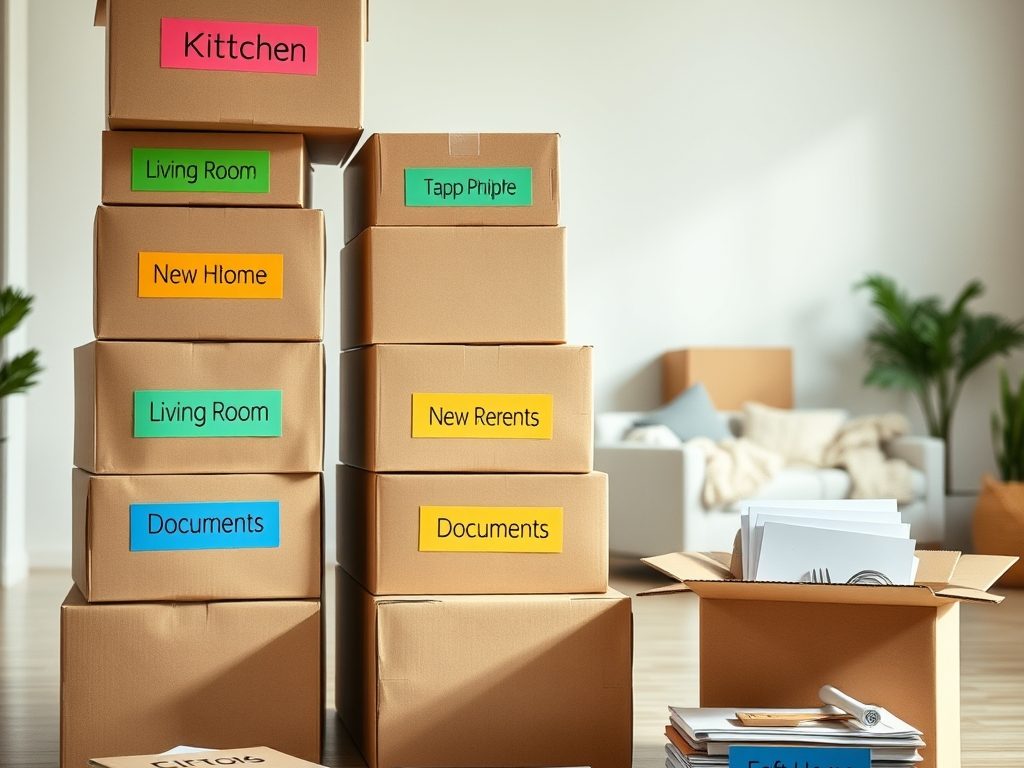 Jak skutecznie oznaczyć dokumenty podczas przeprowadzki, by uniknąć chaosu i przyspieszyć rozpakowywanie