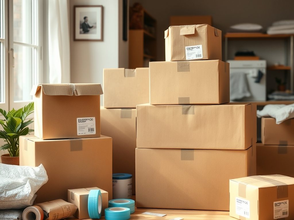 Niezbędnik do pakowania na przeprowadzkę: wybór kartonów i akcesoriów z praktycznym poradnikiem organizacji