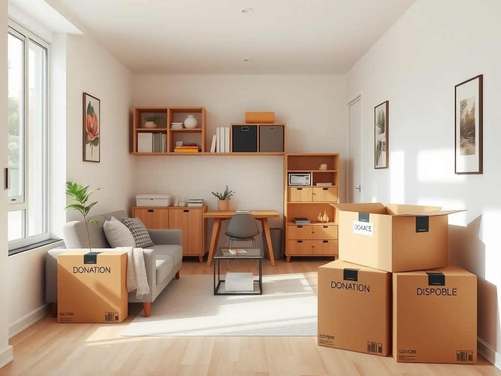 Jak skutecznie ograniczyć liczbę rzeczy przed przeprowadzką do kawalerki i uniknąć chaosu